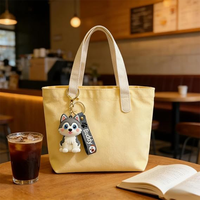 Porte-clés Husky Adorable 3D, Breloque de Sac Chiot pour Sacs à Main, Sacs à Dos, Cabas, Organisateur de Clés Chien Mignon pour Femmes et Hommes
