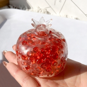 Pomegranate Squishy <b>Toy</b> Transparent Slow Rising Squeeze <b>Toy</b> Stress Relief Sensory Fidget <b>Toy</b> <b>for</b> Kids <b>Adults</b> - Product Image 4
