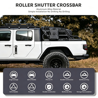Barre de protection robuste pour benne de camion, finition électrophorétique, accessoires Jeep Gladiator, acier allié CNC 4x4, pour camping tout-terrain