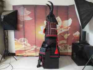 Japanese Samurai armor Halloween Stage Show Ancient Soldier Cosplay <strong>Costume</strong> - Product Image 4
