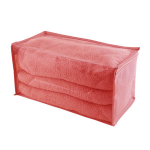 Sac à fermeture éclair en PVC de haut niveau Petit 30X15X15CM Stockage PE étanche à l'humidité pour un usage familial - Product Image 3