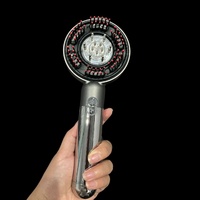 Peigne électrique de massage du cuir chevelu 2 en 1 pour la croissance des cheveux, épurateur intelligent du cuir chevelu avec applicateur d'huile
