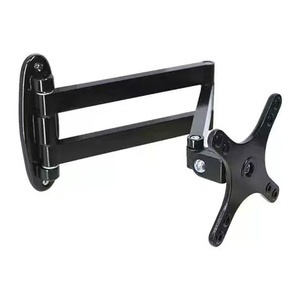 Folding Monitor Arm Wall Mounted TV <b>Bracket</b> Aluminum Alloy Computer Extendable LCD Monitor Extension Mount for LED Screens - Product Image 1
