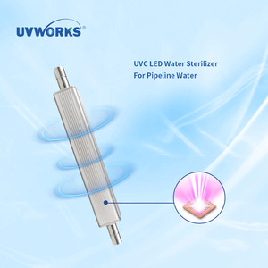 UVWORKS 15LPM UVC <span class=keywords><strong>LED</strong></span> sterilizzatore modulo di disinfezione per 12V 24V DC <span class=keywords><strong>IP68</strong></span> depuratore di acqua potabile erogatore di acqua RO sistema - Product Image 2