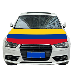 Cubierta de capó de coche Nacional De Colombia bandera cubierta de motor de coche bandera al por mayor tela elástica personalizada venta directa de fábrica - Product Image 6