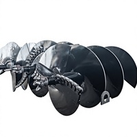 Tarière motorisée à grande ouverture et couple élevé (5024-15071 Nm) pour excavatrices de 10-15 tonnes, pour le forage en spirale et les travaux de terrassement