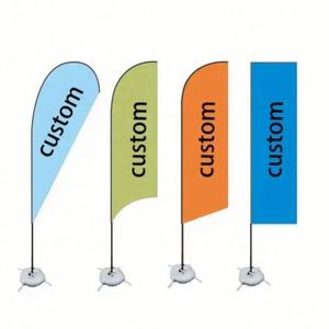 Digital Printed 2.8m Promotional Teardrop <b>Flags</b> Feather <b>Flags</b> Banner Advertising Custom Printed for Sports Outdoor - Product Image 6