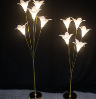 Nouvelle salle de mariage lustre en cristal accessoires de mariage bande de cristal de glace route plomb fleur led lumière support pour la décoration de mariage
