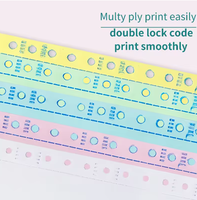 Papel de computadora sin carbón continuo Formulario NCR Papel de factura de Oficina de Impresión 9,5*11 "Hoja completa 9,5*11" Papel de computadora NCR