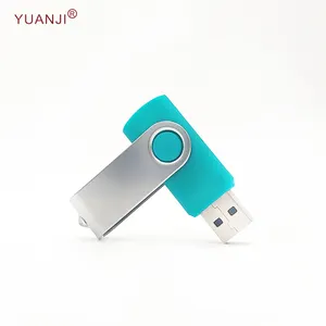 Оптовая продажа, металлический поворотный USB флеш-накопитель с пользовательским логотипом