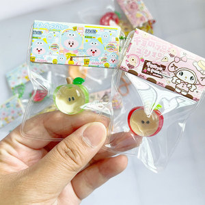 Juguetes Blandos Kawaii de 2cm con Forma de Frutas, Mini Dumplings de Frutas de Dibujos Animados, Bandeja de Frutas, Juguete Antiestrés, Regalo para Niños y Adultos, Venta al por Mayor - Product Image 4