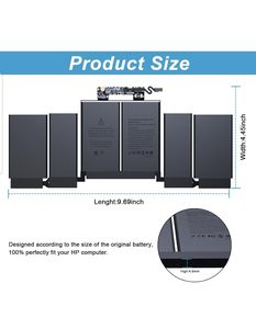 A1706 <strong>Battery</strong> Pack A1819 Laptop <strong>Battery</strong> Replacement for MaBook Pro 13 Inch A1706 Late 2016 <strong>Notebook</strong> - Product Image 6