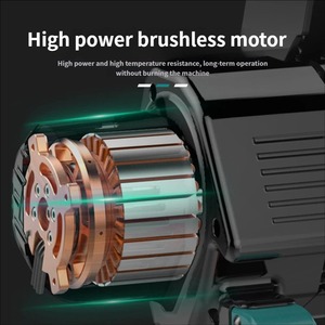 Scie à bois électrique portable mini sans fil à batterie lithium-ion industrielle sans balais de 4/6 pouces, 3000 tr/min pour la coupe du bois - Product Image 4