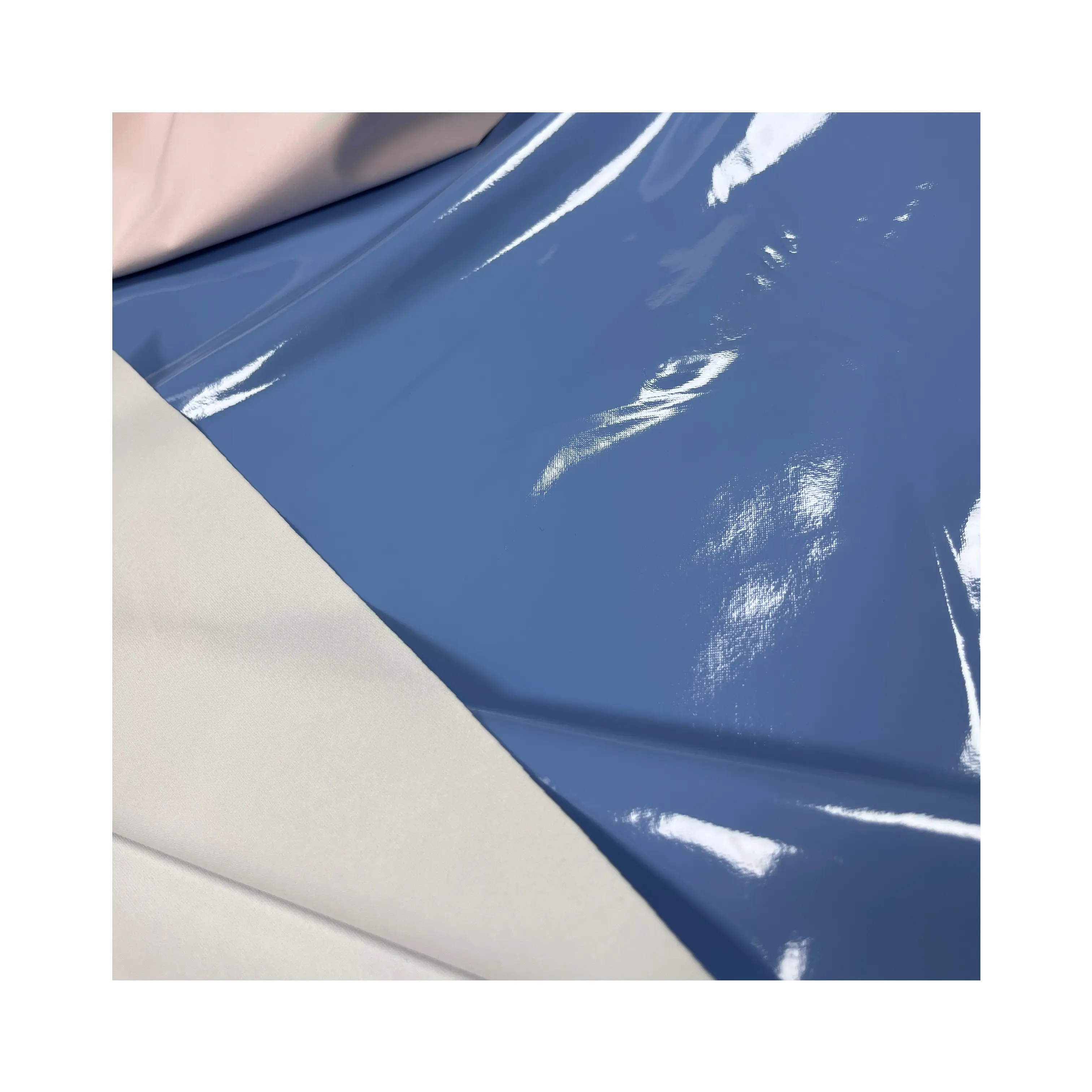 Kain kulit sintetis Premium ramah lingkungan tahan air dan serbaguna untuk kostum dan tekstil