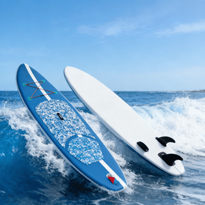 Planche à pagaie gonflable de qualité supérieure pour débutants et avancés, idéale pour la navigation sur lac et océan, écologique, portable, avec 3 ailerons. - Product Image 3