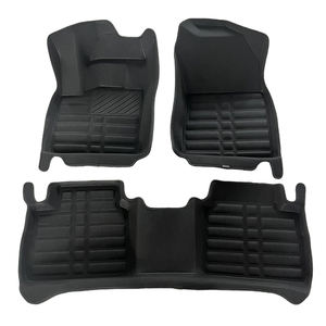 Venta al por mayor nuevo diseño de lujo personalizado de alta calidad 5d impermeable antideslizante alfombrillas de coche de cuero PCV a bajo <span class=keywords><strong>precio</strong></span> - Product Image 3