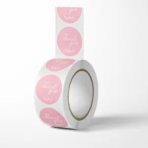 Benutzer definierte Hochzeit gedruckt LOGO transparente Aufkleber Klebe etikett Entwerfen Sie Ihr eigenes Logo