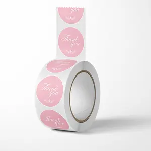 LOGO imprimé de mariage personnalisé, autocollants transparents, étiquette adhésive, créez votre propre logo - Product Image 1