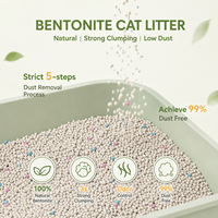 Arena para Gatos Premium, Control Avanzado de Olores, Alta Absorción, Forma de Bola, Arena de Bentonita para Gatos, Venta al por Mayor para Tiendas de Mascotas