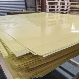 De Fabriek Specialiseert Zich In Het Produceren Van Fr4 Gele Epoxyharsraad 5.0Mm En Glasvezelraad 5.0Mm