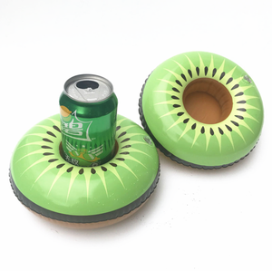 Wholesale PVC Inflatable Floating Drink Mini Cup Holder for Swimming Pool Beach Water Fun Party Toys