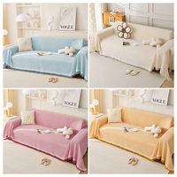 Jeté de lit à pompons de style nordique pour hôtel de luxe et chambre d'hôtes Airbnb, décoration esthétique, couverture en peluche