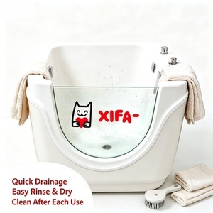 <span class=keywords><strong>Baignoire</strong></span> bébé sur pied, silhouette classique autoportante avec système de drainage dissimulé - Product Image 2