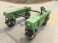Châssis agricole tout électrique à direction intégrale sur 4 roues |   Robot autonome modulaire pour le semis, la pulvérisation et la récolte