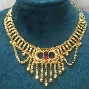 Classique Plaqué Or Vintage Mode Ensemble Comores Mayotte Style USA France Dia Cuivre Collier Boucles D'oreilles Bracelets Cadeau - Product Image 2