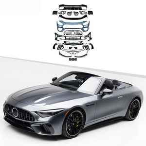 Kit carrosserie style SL63 <span class=keywords><strong>AMG</strong></span> : pare-chocs avant, diffuseur arrière et jupes latérales pour <span class=keywords><strong>AMG</strong></span> <span class=keywords><strong>SL</strong></span> R232 <span class=keywords><strong>2022</strong></span>+, ajustement direct, ABS non peint - Product Image 1