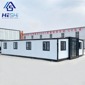 Xác minh 20 ft 40 ft prefab biệt thự sang trọng gấp container mở rộng nhà tiền chế di chuyển nhà 2 3 4 5 phòng ngủ - Product Image 1