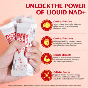 Großhandel 1000mg NAD+ Flüssigsachet Eigenmarke Vegan Nicotinamid Ribosid PQQ Resveratrol NAD Fruchtsirup Nahrungsergänzungsmittel - Product Image 2