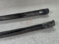 Kit de cuerpo de alerón lateral de falda lateral de fibra de carbono forjado estilo LD para actualización de BMW X6 G06