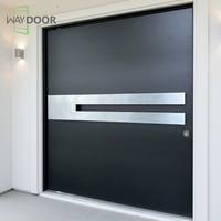 Porte extérieure en bois massif en acajou, chêne et épicéa, insonorisée, pour villa personnalisée, sécurité, porte pivotante simple en bois massif pour maisons