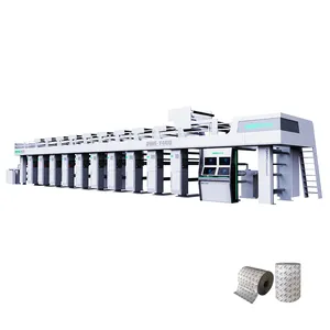 Oyang Fabriek 10 Kleuren Set Type Rotogravure Drukmachine Om Papier Te Printen Bopp Pet Pvc Pe