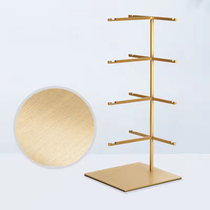 Expositor de Gafas y Lentes de Sol Portátil Moderno de Acero Inoxidable Multicapa Personalizado para Sala de Exhibición de Gafas - Product Image 4