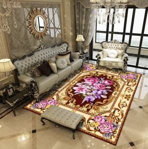 <span class=keywords><strong>MBX</strong></span> luxe européen Boho Style Polyester tapis maison salon Rec tapis couverture de sol tapis pour Table basse chambre noël - Product Image 2