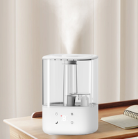 Humidificateur ultrasonique intelligent à commande tactile OEM ODM, remplissage par le haut, 3,8 L 4 L, brume fraîche, nettoyage facile, pour la maison et la chambre