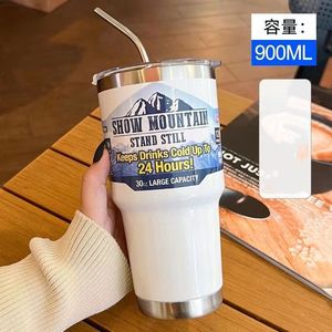 <span class=keywords><strong>Magic</strong></span> Mountain Vacuum Cup Tasse thermique pour voiture Freeze Thermo Flasks Bouteille d'eau en acier inoxydable avec paille Gobelet pour garder le froid 30oz - Product Image 6