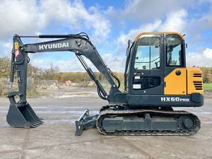 Miniexcavadoras Equipo de construcción HX60pro Hyundai Casi 100% Nuevo Usado en City Road Farm River Mining Work - Product Image 3
