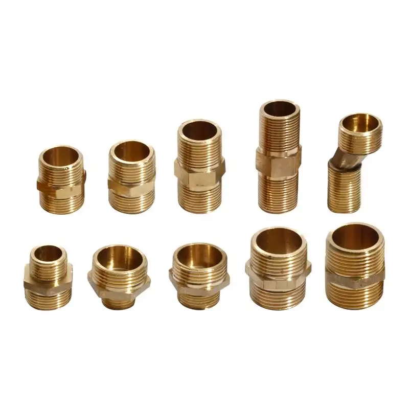 Brass bushing Male Thread Hex Head 1*3/4 Brass End Plug Pipe Fitting