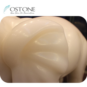 Fabrika Fiyat Oyma Saf Beyaz Mermer Onyx Fil Heykelleri - Product Image 5