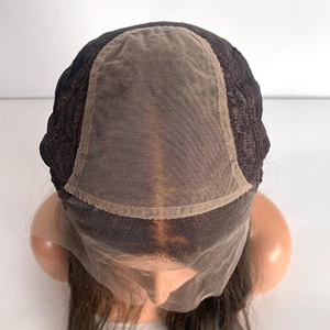<span class=keywords><strong>Perruque</strong></span> <span class=keywords><strong>juive</strong></span> de luxe pour <span class=keywords><strong>femme</strong></span>, en cheveux vierges européens de qualité supérieure, brun foncé, style Remy lisse, avec base en dentelle, livraison rapide - Product Image 4