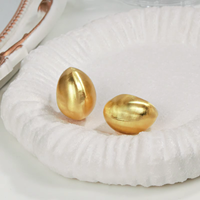 Boucles d'oreilles créoles YTJX luxueuses brossées épaisses en forme de C, boucles d'oreilles ouvertes audacieuses et volumineuses, boucles d'oreilles dorées de qualité supérieure pour femme