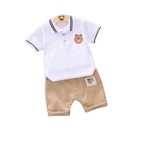 Populaire Offre Spéciale nouveau Style enfants vêtements vêtements ensembles garçons sweat et hommes kaki pantalon <span class=keywords><strong>2</strong></span> pièces ensemble - Product Image 1