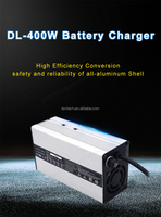 CHOLLIMA -400W 12V 10A 15A 20A 400W Chargeur de batterie industriel DC 14.6V 16.8V 14.7V 18.25V pour vélo électrique et trottinette CE ROHS Aluminium