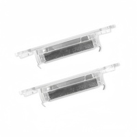 Lumière de plaque d'immatriculation LED pour voiture, blanche, Canbus, pour VW Passat B5.5 B6 Transporter T5 Jetta Mk5 Touran MK1 Caddy Golf Plus Mk5
