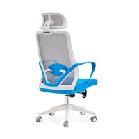 Chaise de bureau ergonomique en maille, anti-poussière, confortable, pour e-sport, design moderne, pivotante, à roulettes, vente directe usine