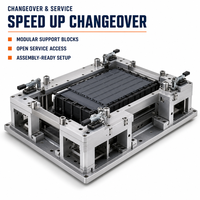 Fixations d'outillage CNC personnalisées pour l'assemblage et le test de modules de batteries dans la fabrication de semi-conducteurs, photovoltaïque et d'énergies renouvelables