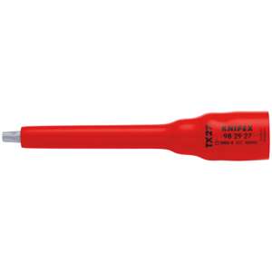 KNIPEX 98 29 27 Enchufe 3/8 ''para TX27 123 mm - Product Image 1